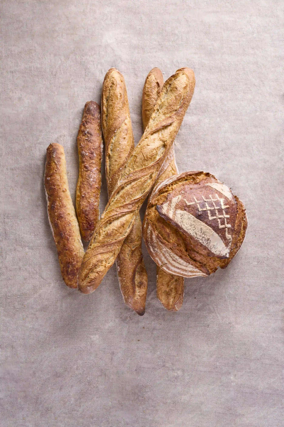Boulangerie du Louvre les pains baguette © Philippe Vaurès Santamaria (1)