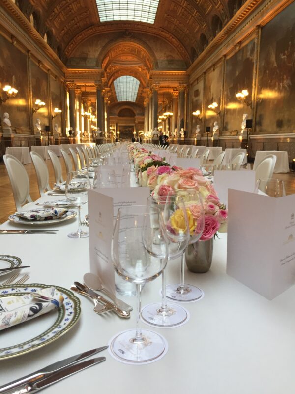 Dîner Galerie des Batailles